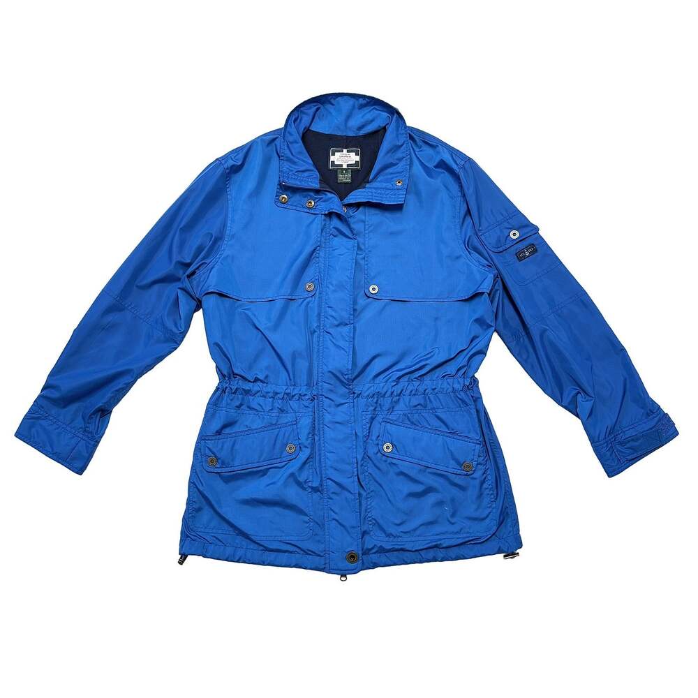 Lauren Ralph Lauren Utility Jacket Women S Blue Nautical Windbreaker Preppy